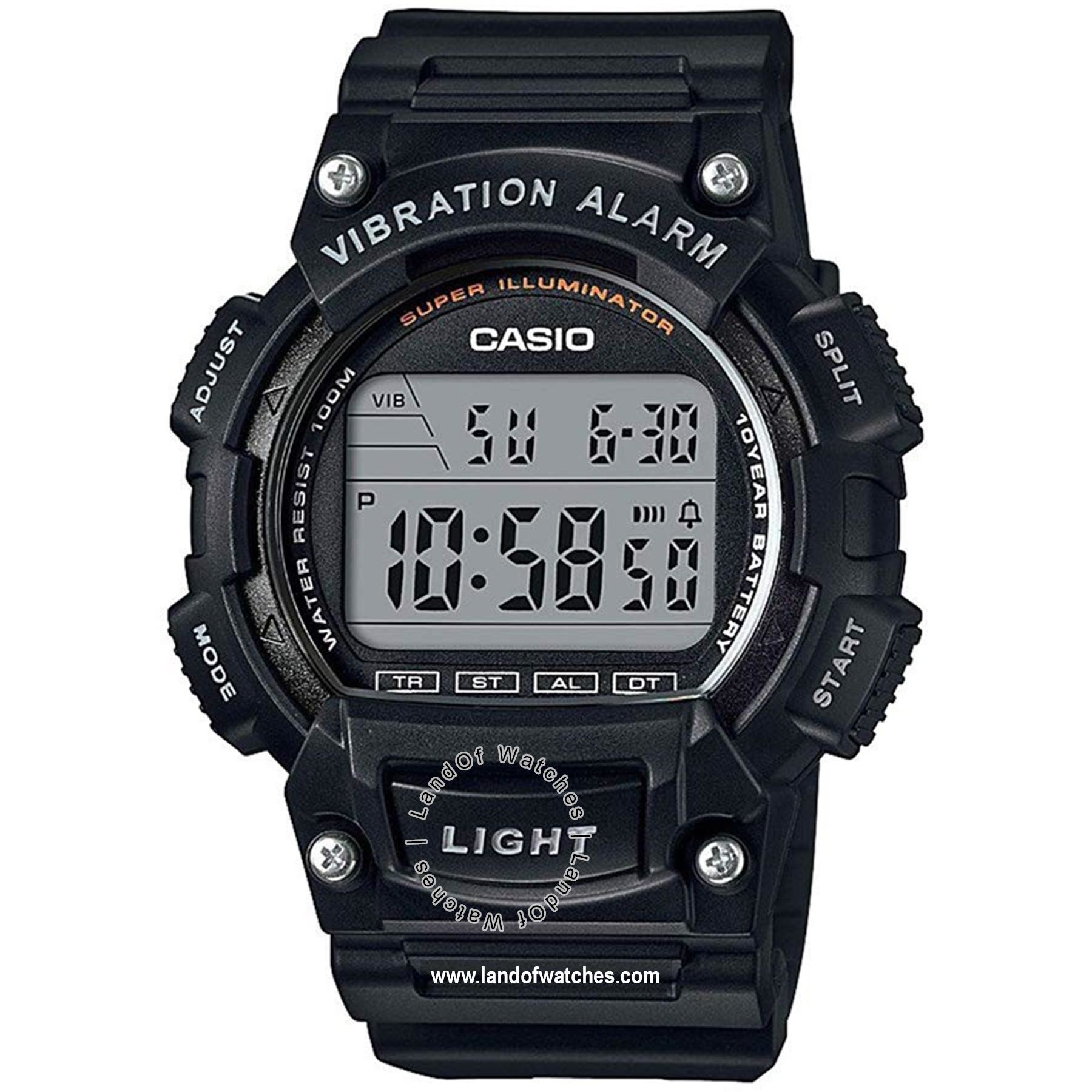 Buy Men's CASIO W-736H-1AVDF Watches | Original