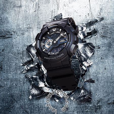 Buy Men's CASIO GA-110-1B Sport Watches | Original