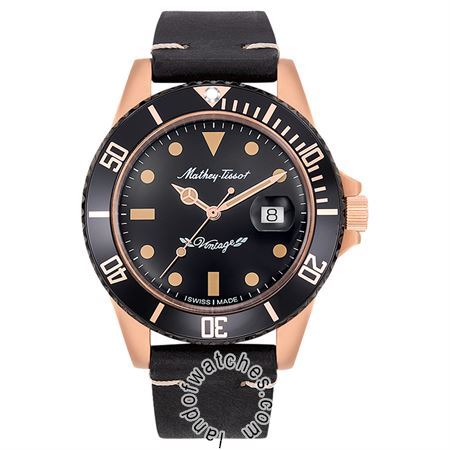 Watches Gender: Men's,Movement: Automatic - Tuning fork,Brand Origin: SWISS,Sport - Classic style,Date Indicator,Power reserve indicator,ROTATING Bezel,Luminous,PVD coating colour