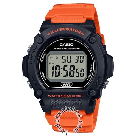 Buy Men's CASIO W-219H-4AV Watches | Original