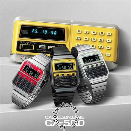 شراء ساعة معصم رجالیه نسائیه کاسیو(CASIO) CA-500WEGG-9BDF رياضة | | | الأصلي