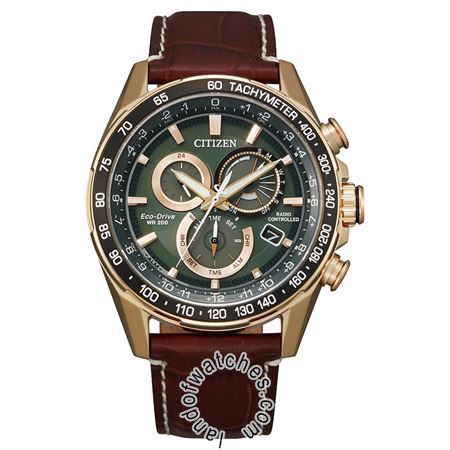 Watches Gender: Men's,Movement: Quartz - solar,Brand Origin: Japan,Classic style,Date Indicator,Power reserve indicator,Chronograph,Luminous,TachyMeter,gmt,Alarm,Eco-Drive,World Time