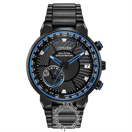 Watches Gender: Men's,Movement: Quartz - Eco Drive,Brand Origin: Japan,Classic style,Date Indicator,Power reserve indicator,Chronograph,Eco-Drive,Luminous,World Time