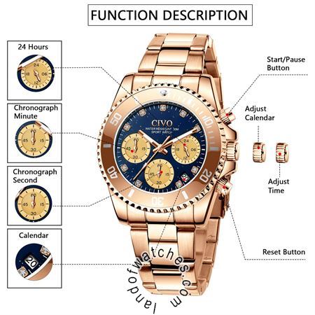 Buy CIVO Chronograph Women Watch Fashion Watches | Original