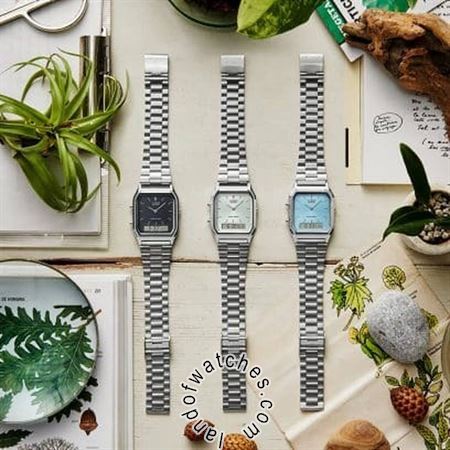 شراء ساعة معصم رجالیه نسائیه کاسیو(CASIO) AQ-230A-2A1MQYDF كلاسيك | | | الأصلي
