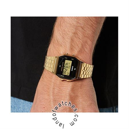 Buy Men's CASIO A159WGED-1DF Classic Watches | Original