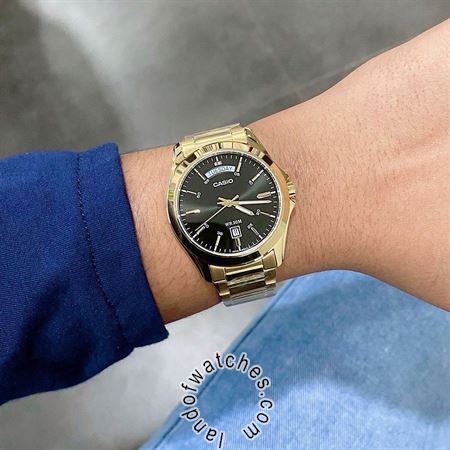 شراء ساعة معصم رجالیه کاسیو(CASIO) MTP-1370G-1AVDF كلاسيك | | | الأصلي