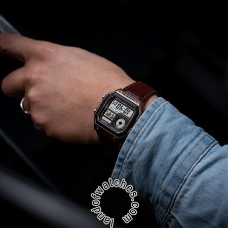 شراء ساعة معصم رجالیه کاسیو(CASIO) AE-1200WHL-5AVDF رياضة | | | الأصلي