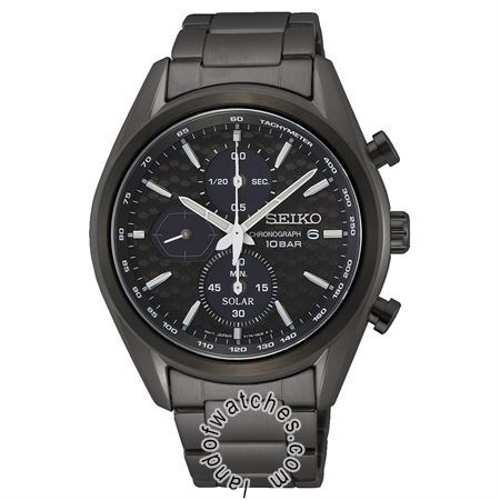 Watches Gender: Men's,Movement: Quartz - solar,Brand Origin: Japan,Classic style,Date Indicator,Chronograph,Solar Powered,Luminous,TachyMeter