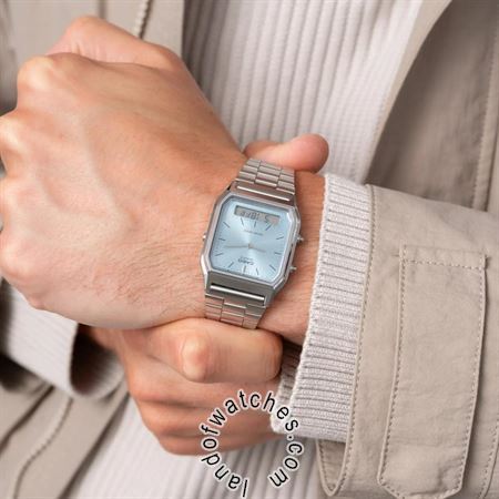 شراء ساعة معصم رجالیه نسائیه کاسیو(CASIO) AQ-230A-2A1MQYDF كلاسيك | | | الأصلي