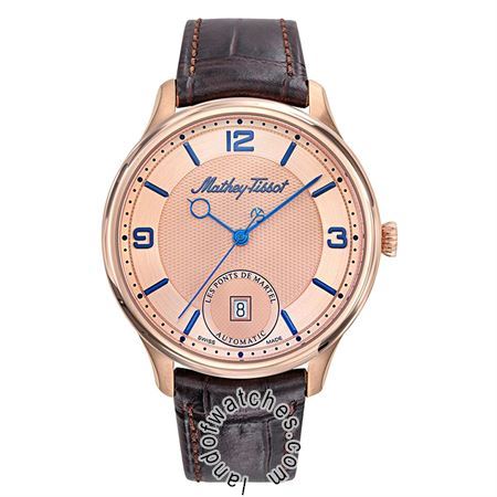 Watches Gender: Men's,Movement: Automatic - Tuning fork,Brand Origin: SWISS,Classic style,Date Indicator,PVD coating colour