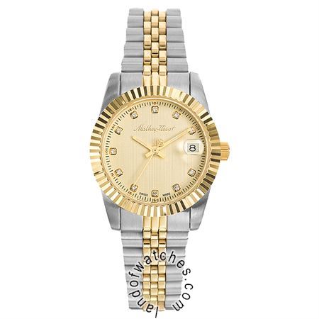 Watches Gender: Women's,Movement: Quartz,Brand Origin: SWISS,Classic - formal style,Date Indicator,Luminous,PVD coating colour