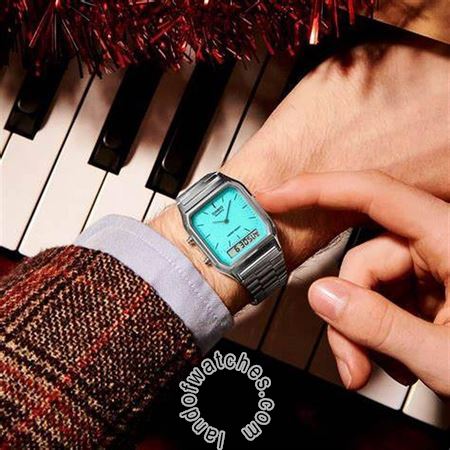 شراء ساعة معصم رجالیه نسائیه کاسیو(CASIO) AQ-230A-2A2MQYDF كلاسيك | | | الأصلي