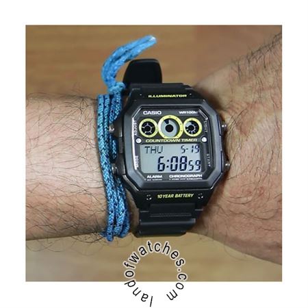 Buy Men's CASIO AE-1300WH-1AVDF Sport Watches | Original