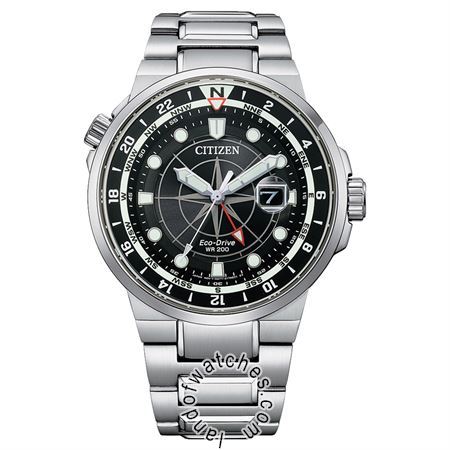 Watches Gender: Men's,Movement: Quartz - Eco Drive,Brand Origin: Japan,Classic style,Date Indicator,Dual Time Zones,Luminous,Eco-Drive,World Time