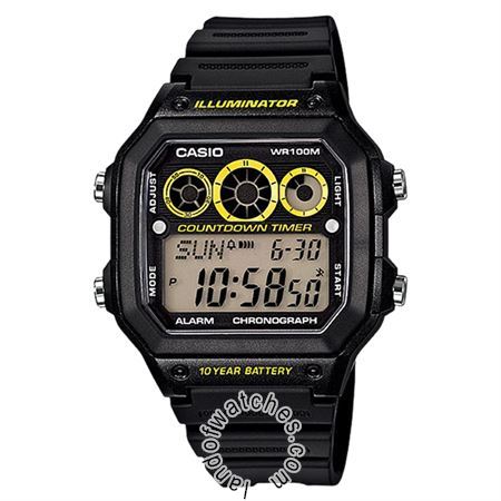 Buy Men's CASIO AE-1300WH-1AVDF Sport Watches | Original