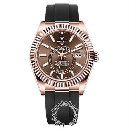Watches Gender: Men's,Movement: Automatic - Tuning fork,Date Indicator,Chronograph,Dual Time Zones