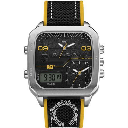 ساعة معصم مزودة بعرض ثلاثي للتوقيت