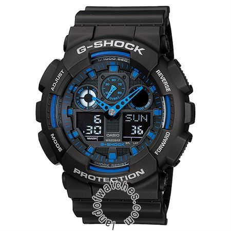 Buy Men's CASIO GA-100-1A2 Sport Watches | Original