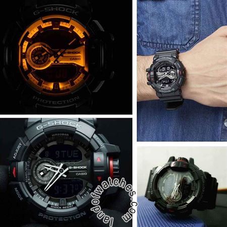 Buy Men's CASIO GA-400-1BDR Sport Watches | Original