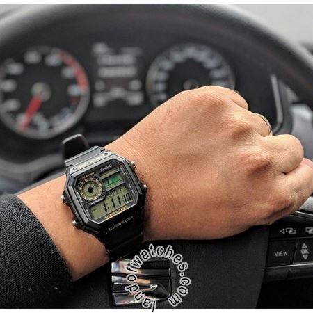 Buy Men's CASIO AE-1200WH-1BVDF Sport Watches | Original