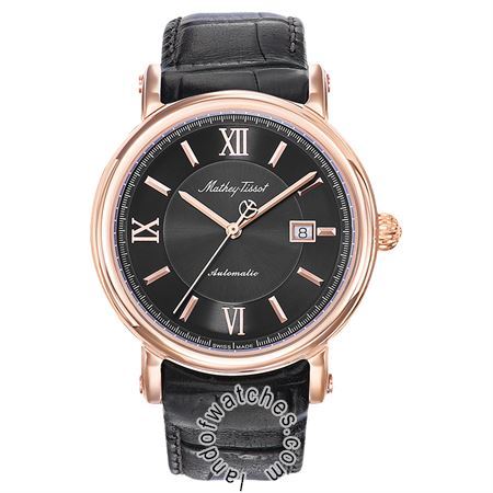 Watches Gender: Men's,Movement: Automatic - Tuning fork,Brand Origin: SWISS,casual - Classic style,Date Indicator,Power reserve indicator,PVD coating colour