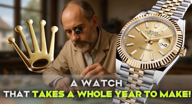 Have you ever wondered how a Rolex watch comes to life?