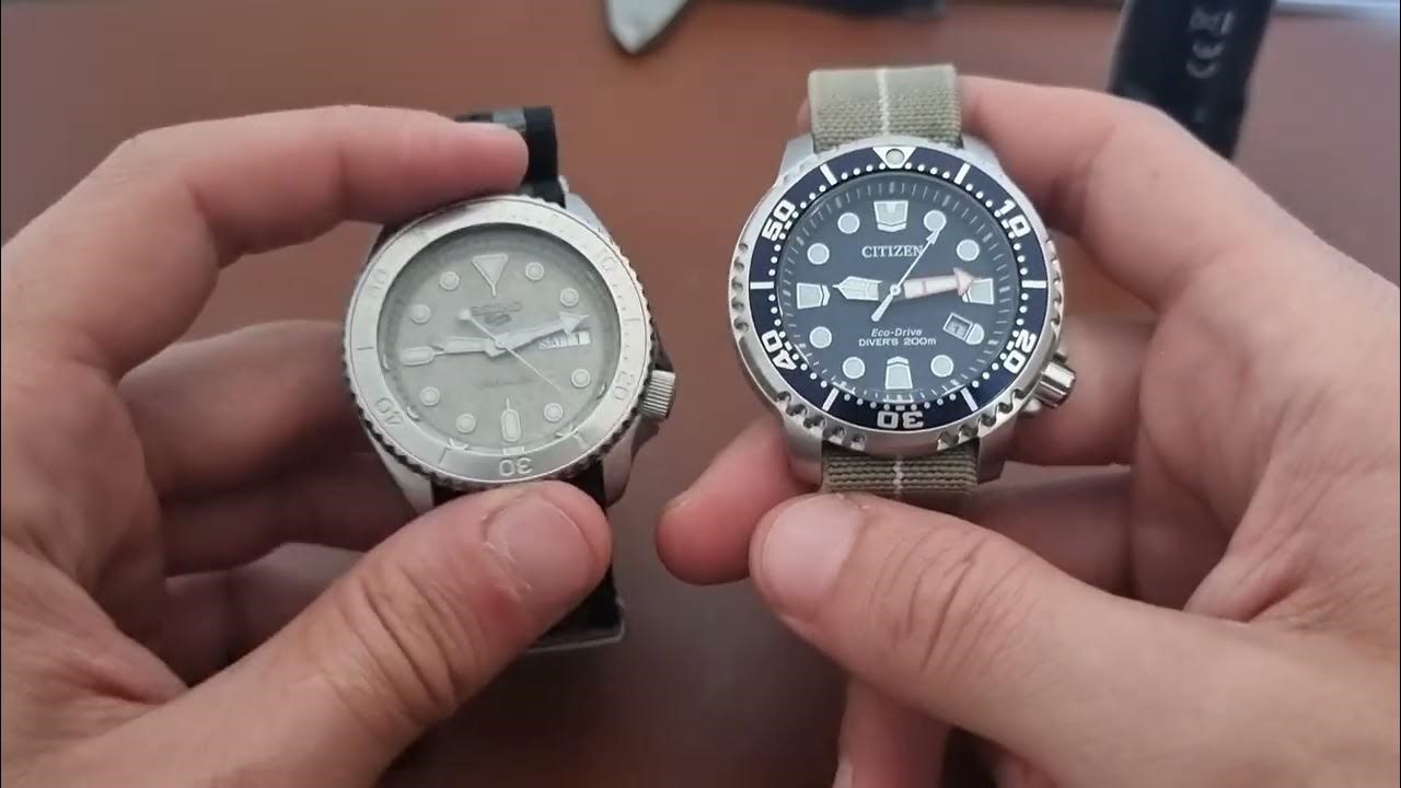 Seiko 5s vs Citizen